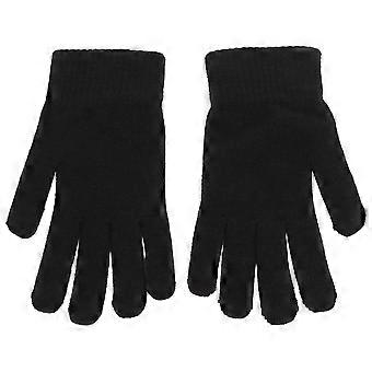 Knitted Gloves Winter Warm Gloves Offering Comfort 1Pair in Black