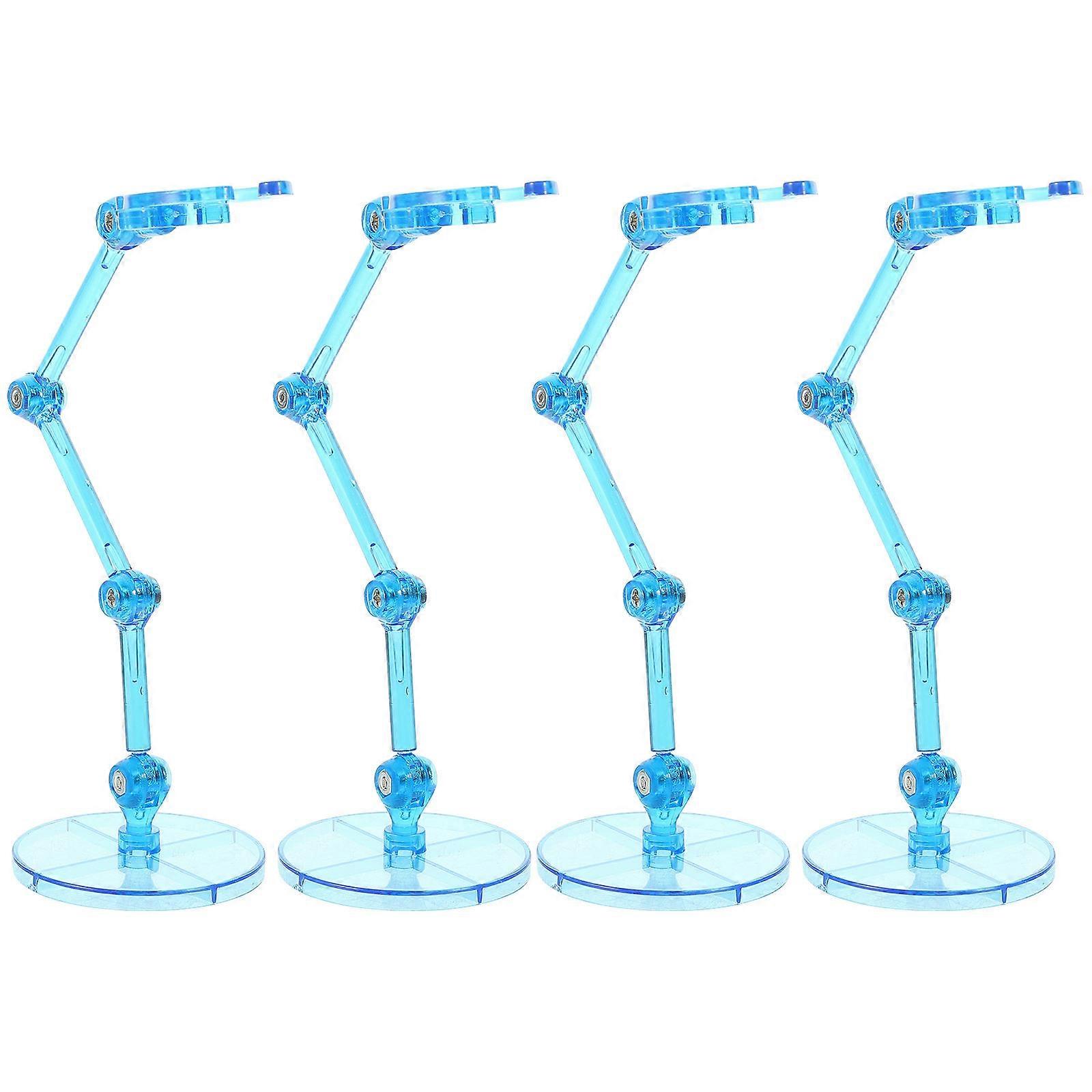 4Pcs Plastic Action Figure Display Shelf for Display Use Sturdy Model Rack