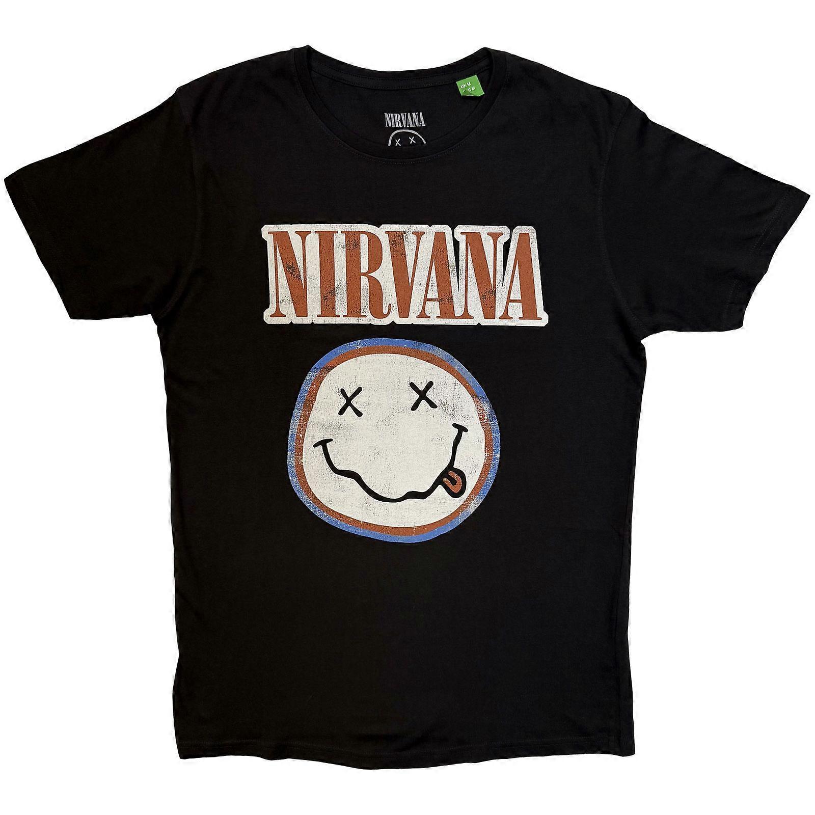 Nirvana Unisex T-Shirt: Distressed Logo