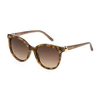 Sunglasses Furla SFU887 BROWN/ GREEN SHADED 54/17/140 unisex