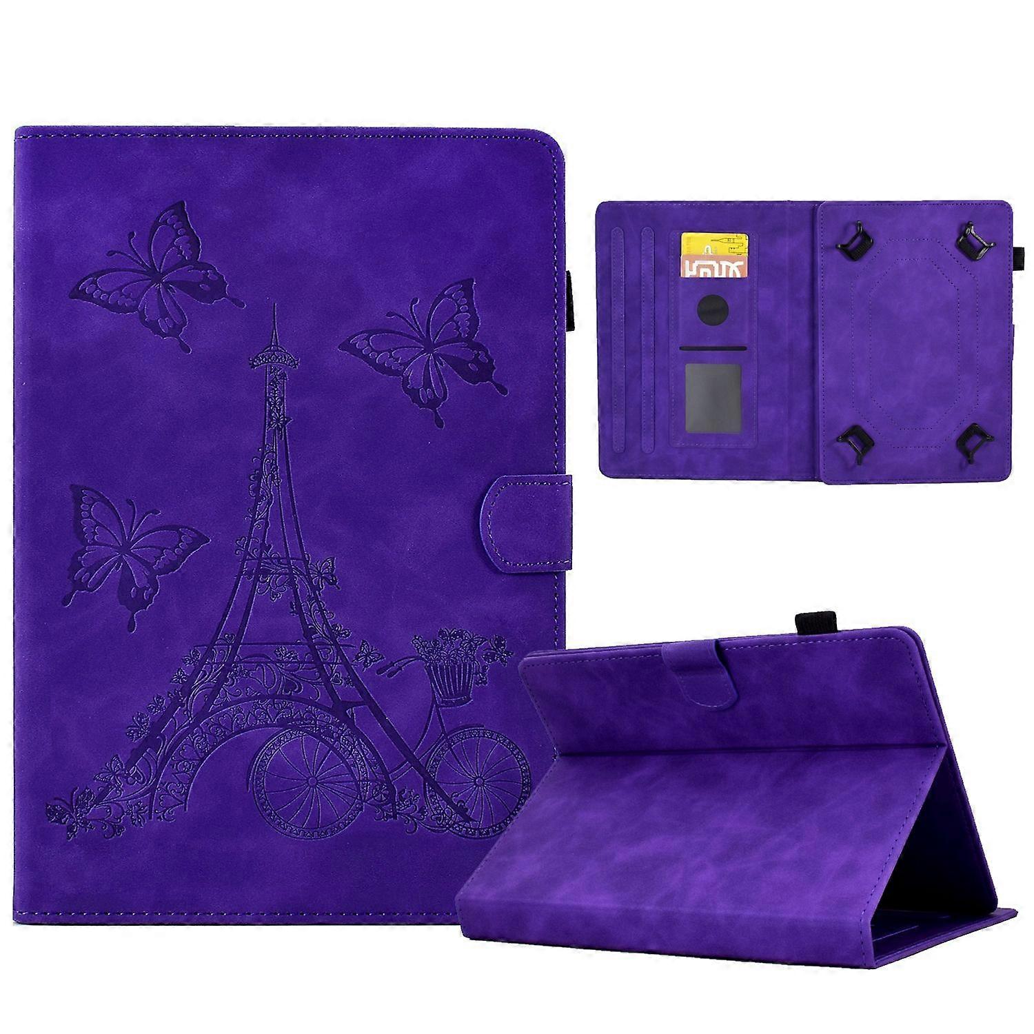 Tower Embossed Case For 10 inch Tablets