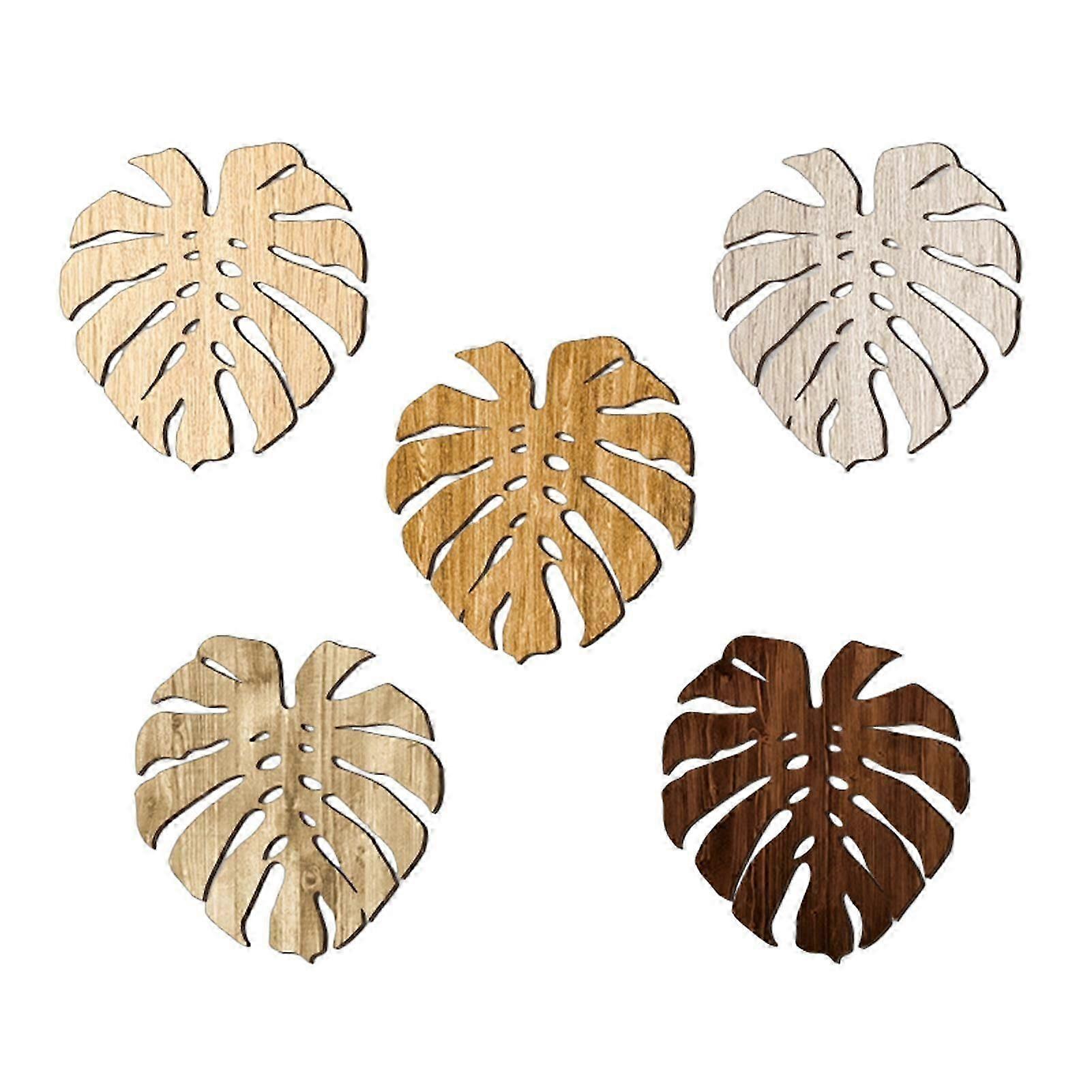 Tropical Leaf Coasters  Eco Friendly & Charming  compatible with Housewarming & Gift