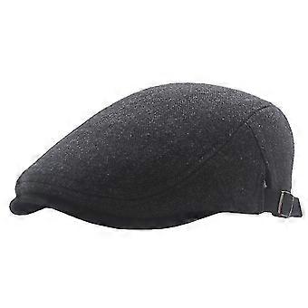 Mens Vintage Newsboy Tweed Baker Gatsby Hat Peaky Flat Caps Blinders