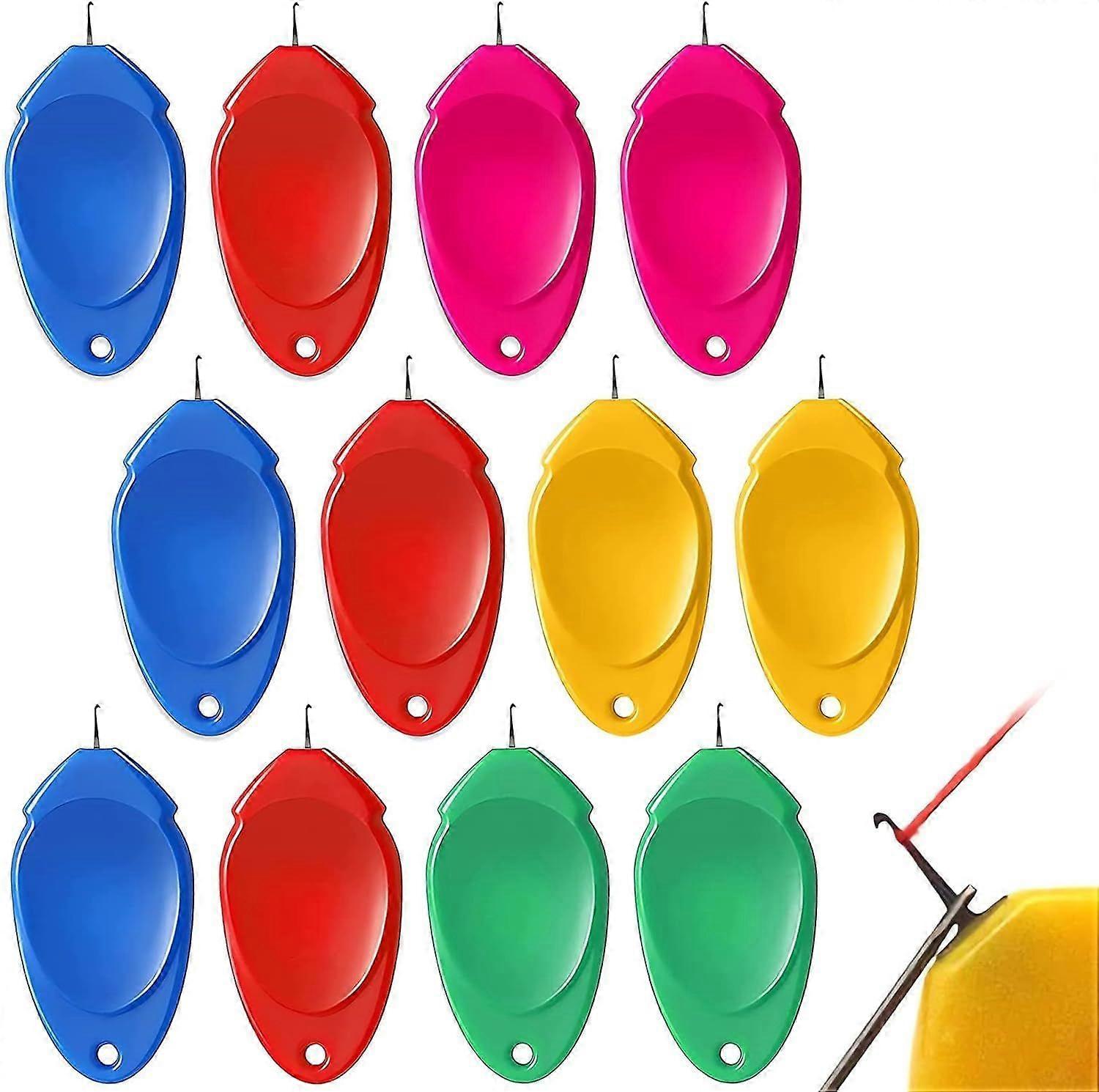 12PCS Needle Threader for Hand Sewing Plastic Wire Hook Simple Threader for