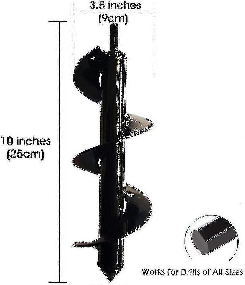 Auger Drill Bit Drill Digger Bit Hex Driver Drill Digging Bit Spiral