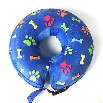 Blue Paw Print Fills The Safety Fence Collar To Keep Your Pet Safe On The Right Side Of The Fence.Blue Internal Diameter 5.5