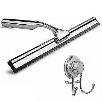 Dusj squeegee, laget av rustfritt stål med utskiftbart viskerblad