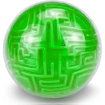 3D Gravity Memory Sequential Maze Ball Puzzle Toy Gifts for Kids Adults - Challenges Game Lover Tiny Balls Brain Teasers Game (Green)