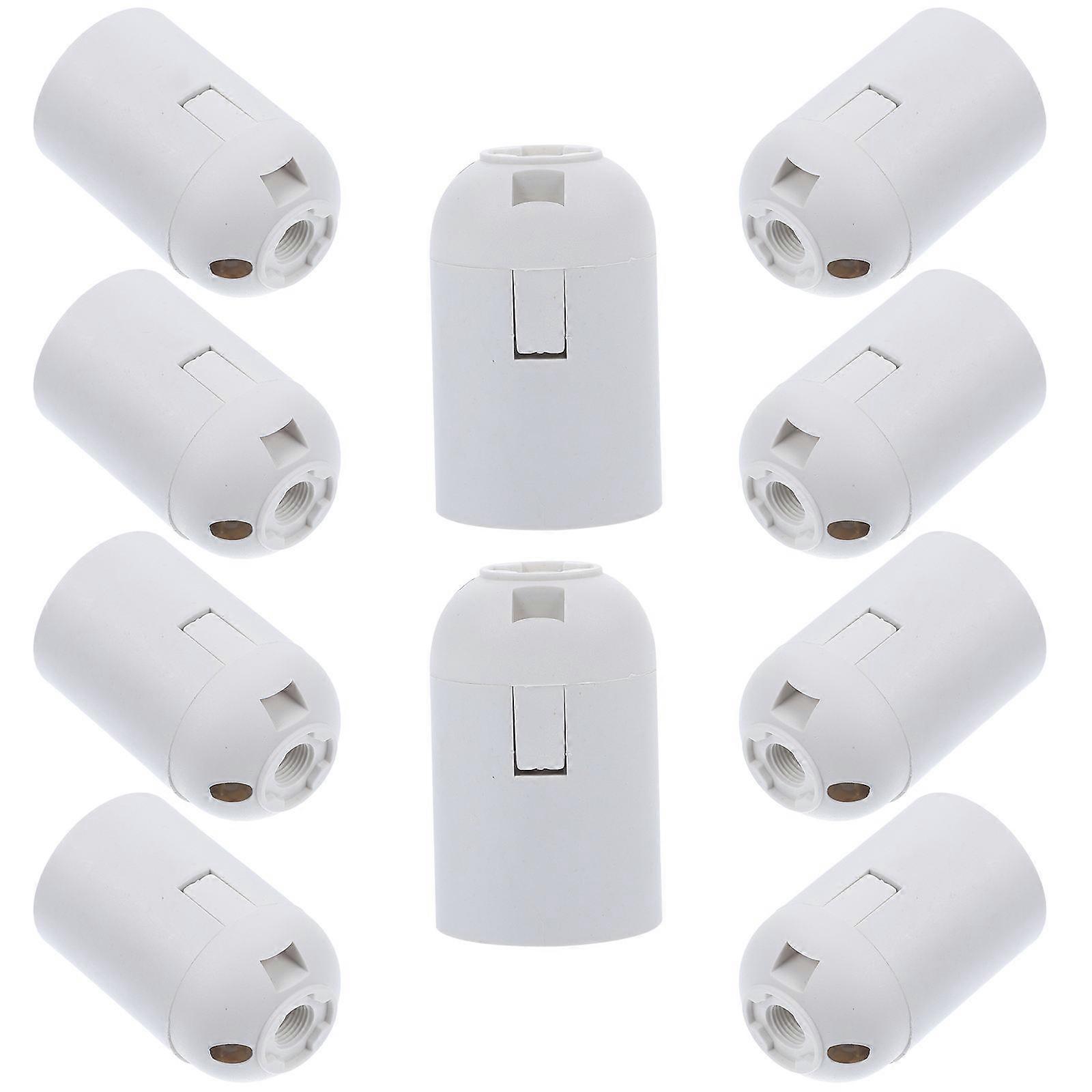 10pcs Light Socket Replacement Lamp Holders E26/E27 Lamp Socket for DIY Project