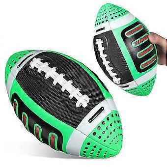 Small Rugby Ball Football, PU Training Ball for Beginners, Outdoor Beach Sports Exercise, 8.45x4.72x1.97in
