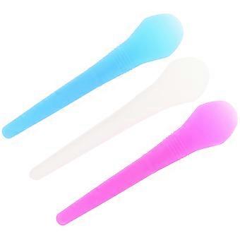 Facial Mask Brush Silicone Mask Brush for Makeup Use 3Pcs Assorted Color Kit