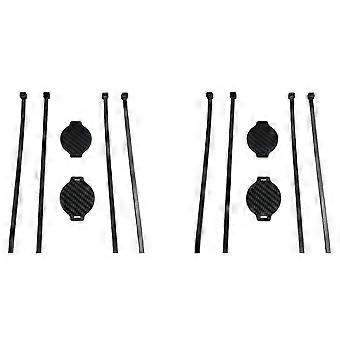 2X 3D-utskrivet PLA-skyddsfodral mot förlorade skydd för AirTag-cykelsadel, cykelmonteringsfäste, fäste, fäste, band