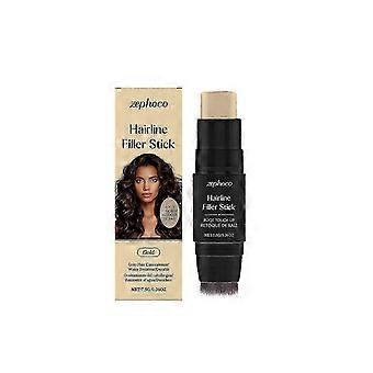 Barra rellenadora de la línea del cabello Golden Hairline Filler Stick - Corrector natural de la línea del cabello, resistente al agua y a las manchas, cubre las zonas calvas y los bordes, aporta volumen para uso diario.