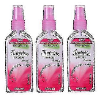 25-26 3 stk. 80 ml myggespray thailandsk plante anti-myggebid hævelse kløe myggespray flydende til kroppen