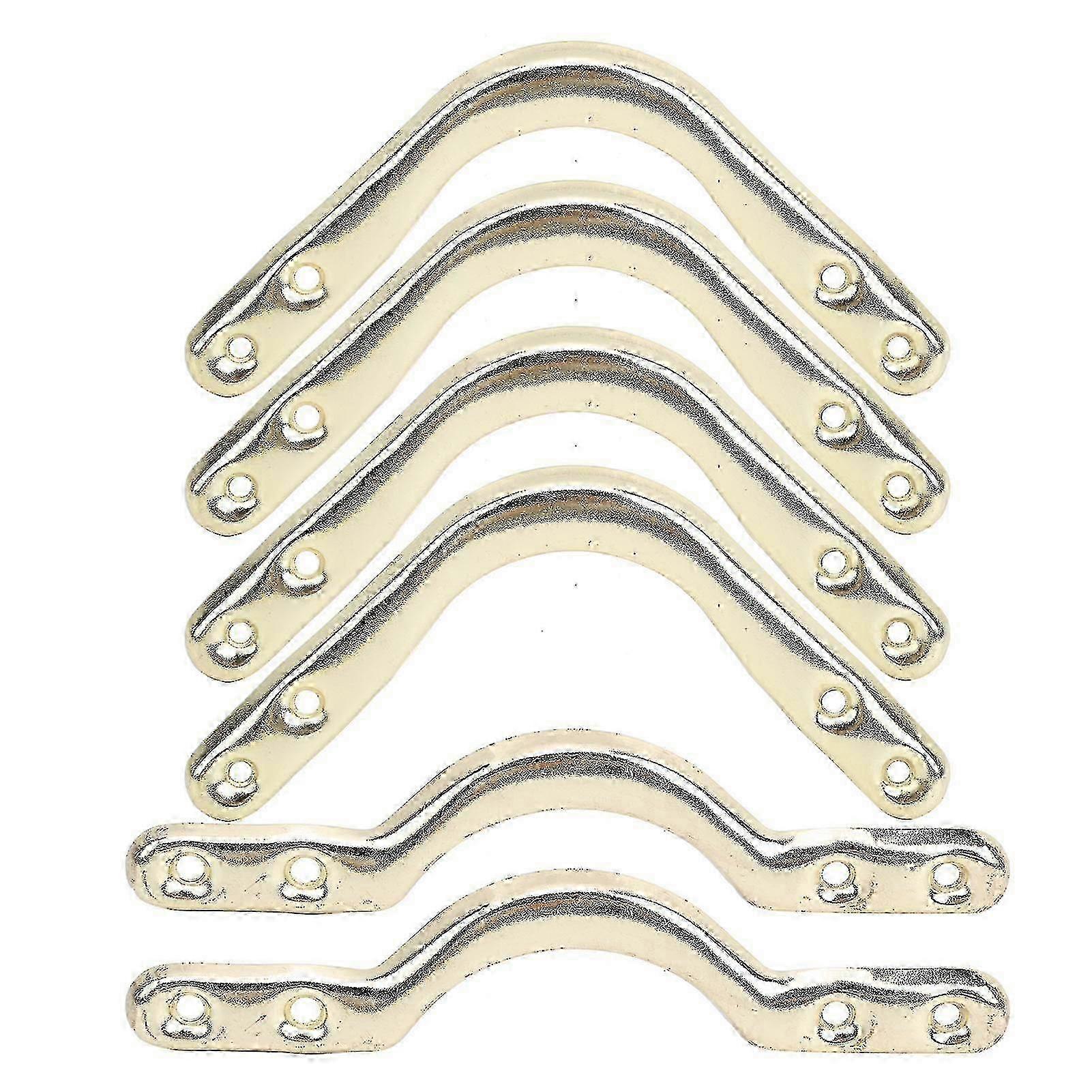 Pool table pocket brackets for web net bags - 6Pcs corner set