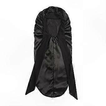 Night Sleeping & Shower Care Hair Bonnet for Women with Long Braid Tail