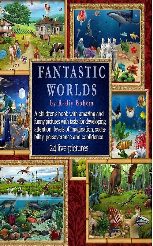Fantasy Worlds. Funny Pictures With Tasks For Development