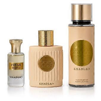 Cream Velvet Gift Set EDP 100 ml, Body Spray 250 ml a parfémovaný olej 24 ml 100ml