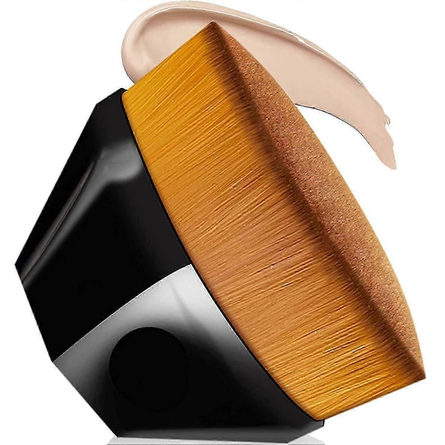 Flat Top Self Tanner Brush for Face, Sunless Tanning Applicator with Even Coverage