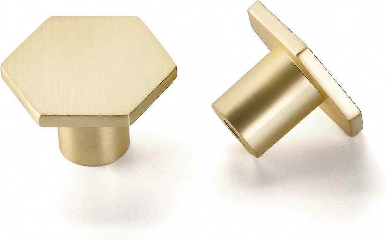 4 Pack Gold Drawer Knobs for Kitchen Cabinets & Wardrobes - Gold Cabinet Door Knobs