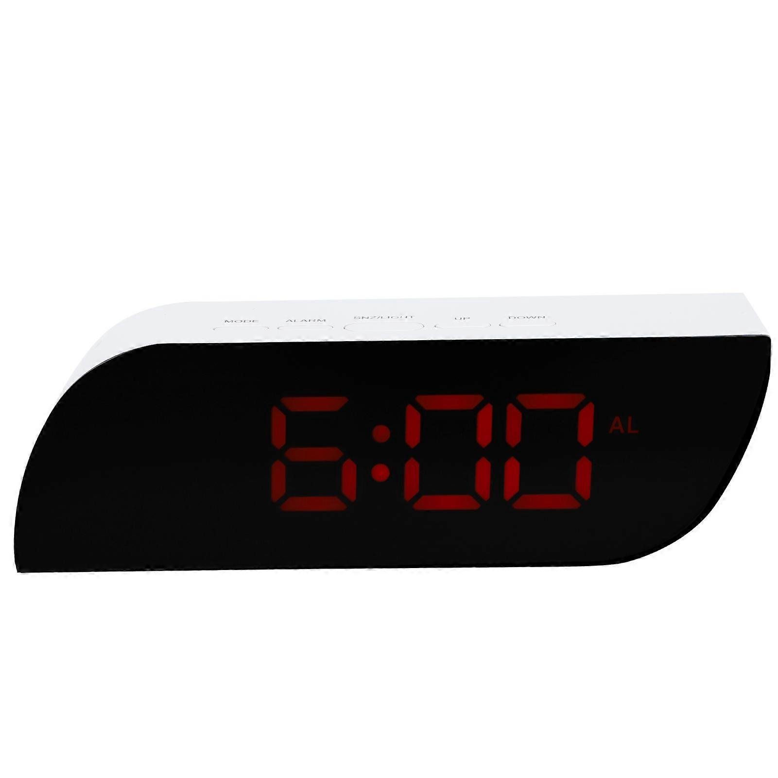 Dual Alarm Bedroom Clock, Large LED Display, Easy Snooze Function