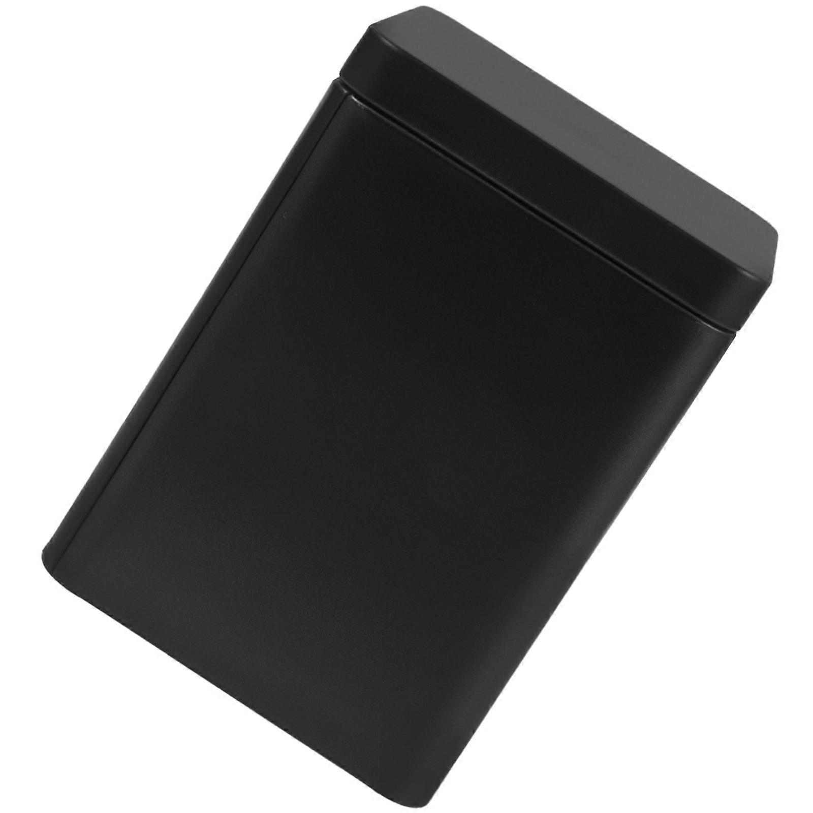 Metallic Square Tea Tin for Gift Box Storage Can