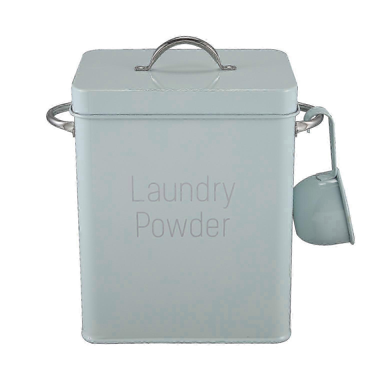 5l Beautiful Laundry Boxes Storage With Scoop Green