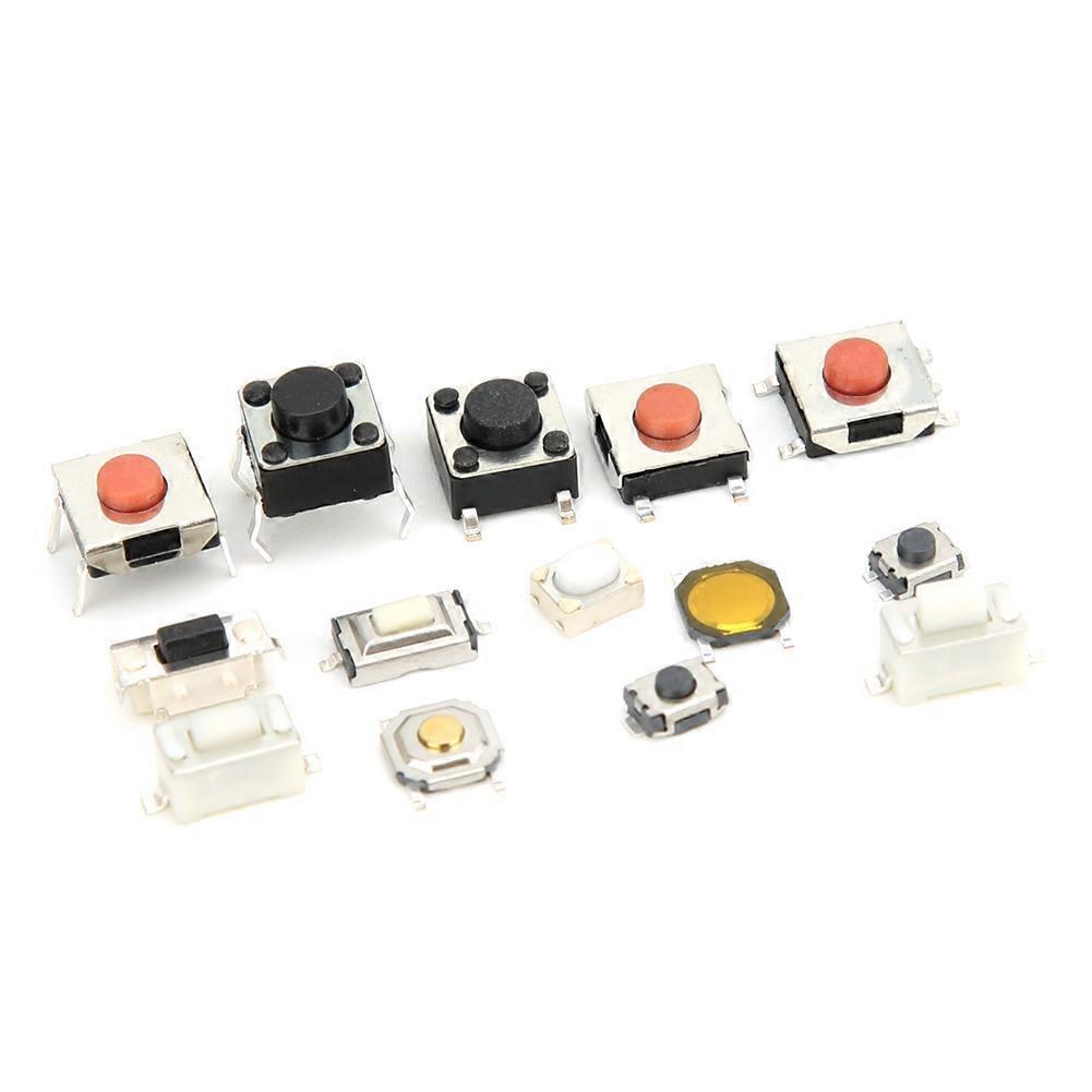 750PCS 15 Value Tactile Push Button Switch Light Touch Micro Tact Switch