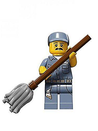 LEGO Series 15 Collectible Minifigure 71011 - #9 Janitor
