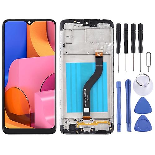 Oem Lcd Screen For Samsung Galaxy A20s Digitizer Full Assembly With Frame