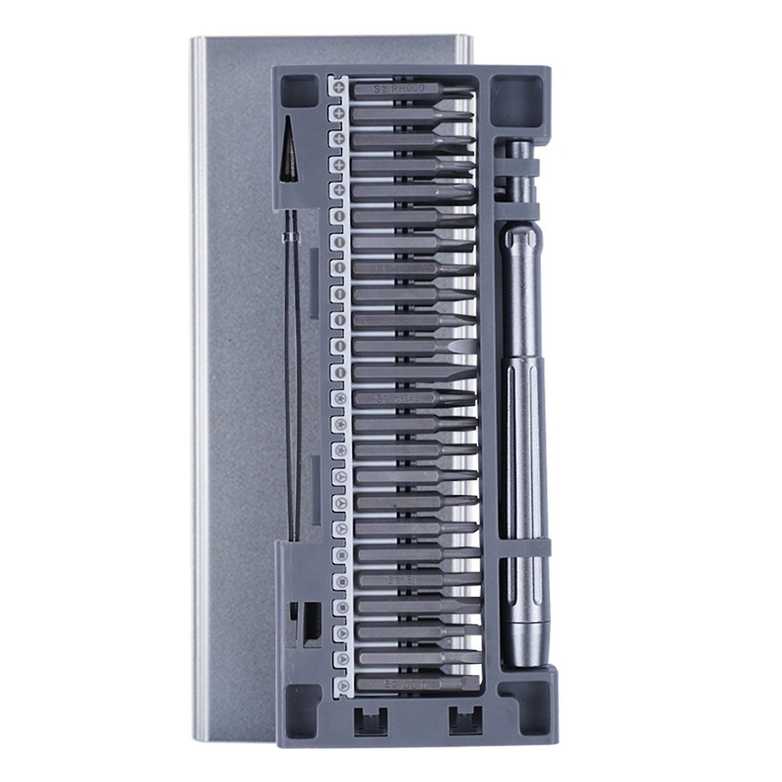 50 In 1 Multi-purpose Screwdriver Bit Set With Storage Case Quick-changing Precision Screwdriver Bits Tweezers Reparing Tools