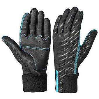 Guantes de ciclismo Invierno Térmica a prueba de viento Dedo completo Antideslizante Pantalla táctil Bicicleta