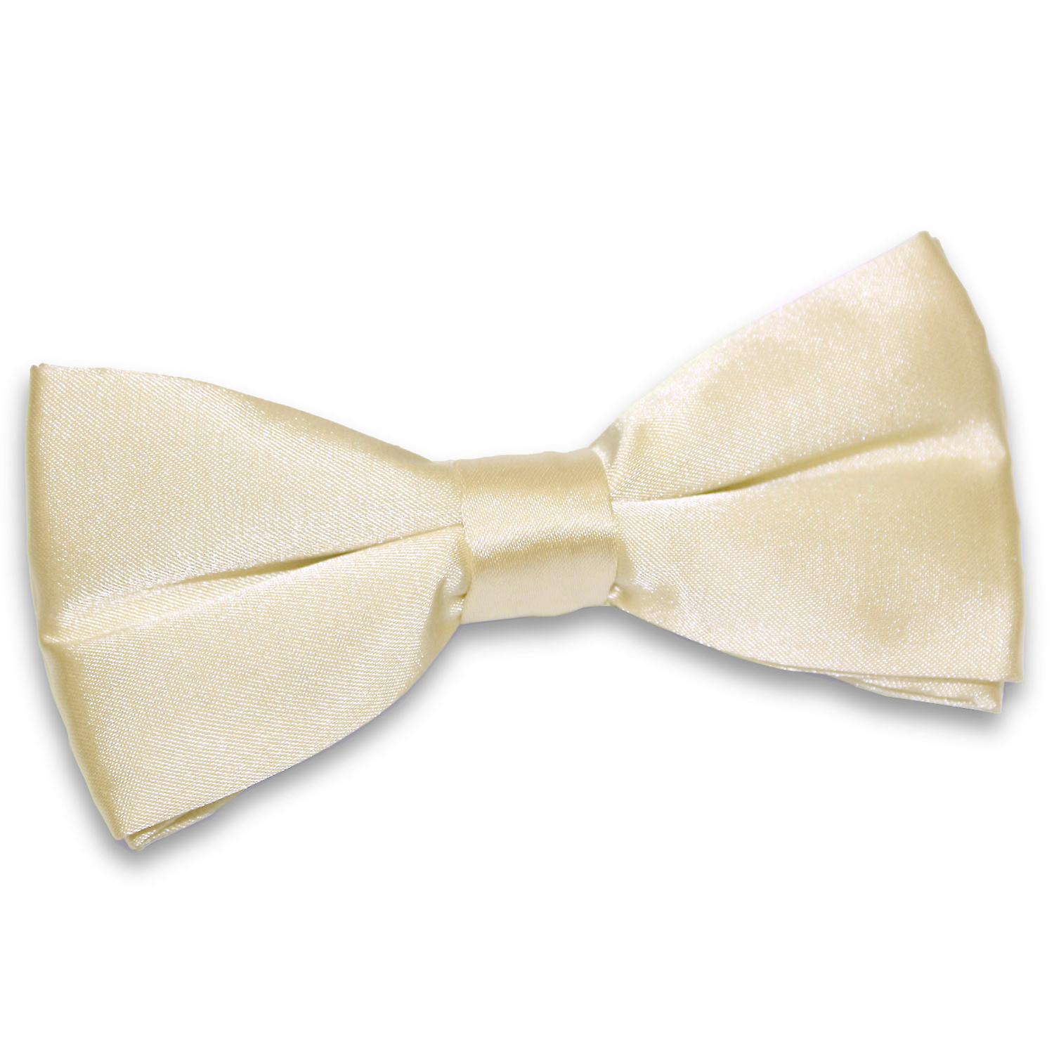 Champagner-Plain Satin Pre gebundene Fliege