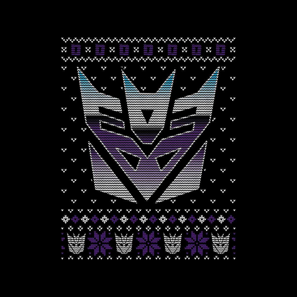 Transformers Christmas Decepticon Crest Women's Sweatshirt