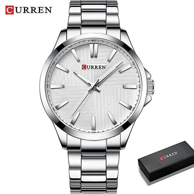 Curren Heren Horloges Luxe Merk Roestvrij Staal Mode Business - Main Image