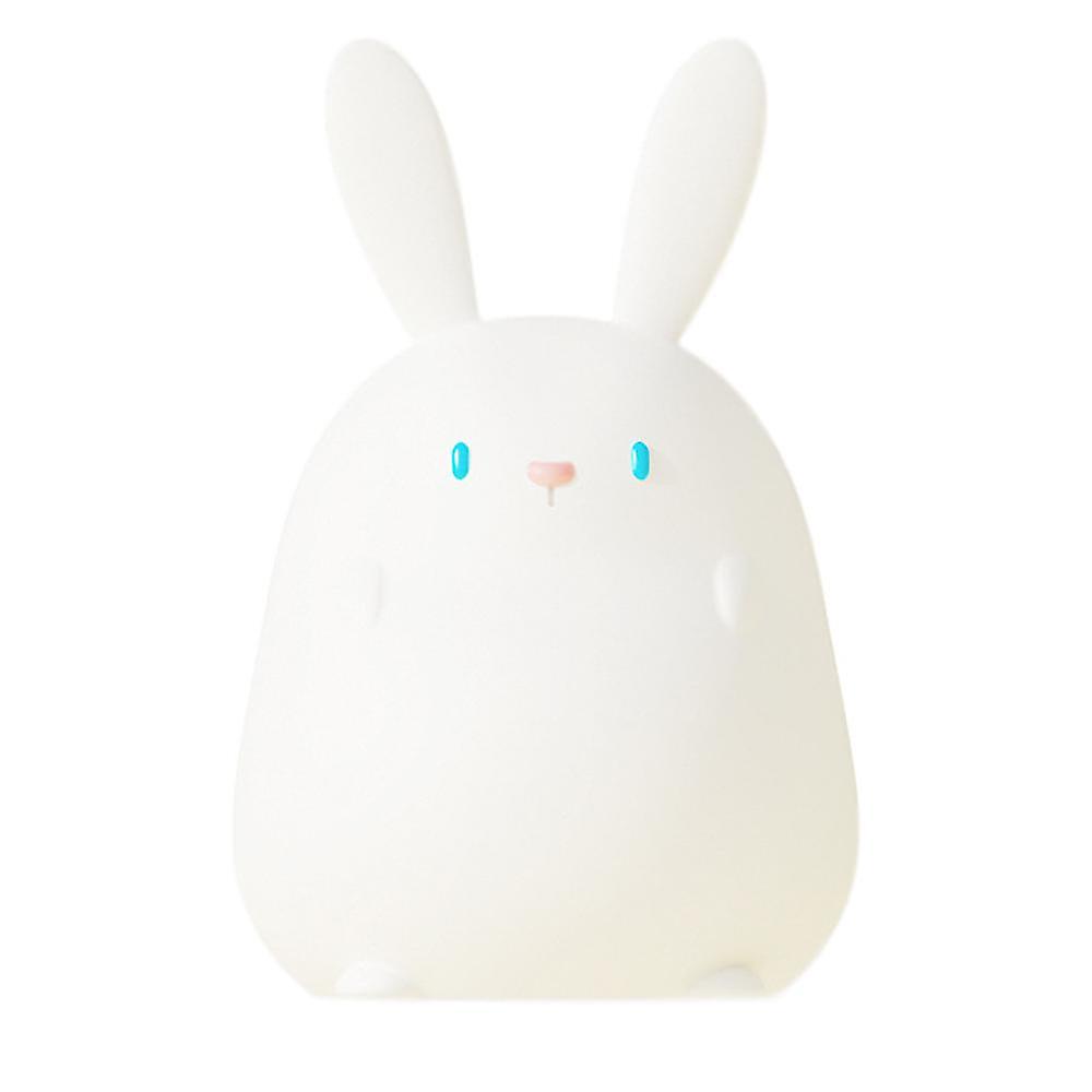 Mignon Cartoon Rabbit Silicone Led Night Light