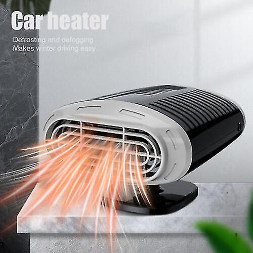 Car Heater 12v With Heating And Cooling 2 In 1 Modes For Fast Heating Defrost Defogger And Automobile Windscreen Fan In Cigarette Lighter