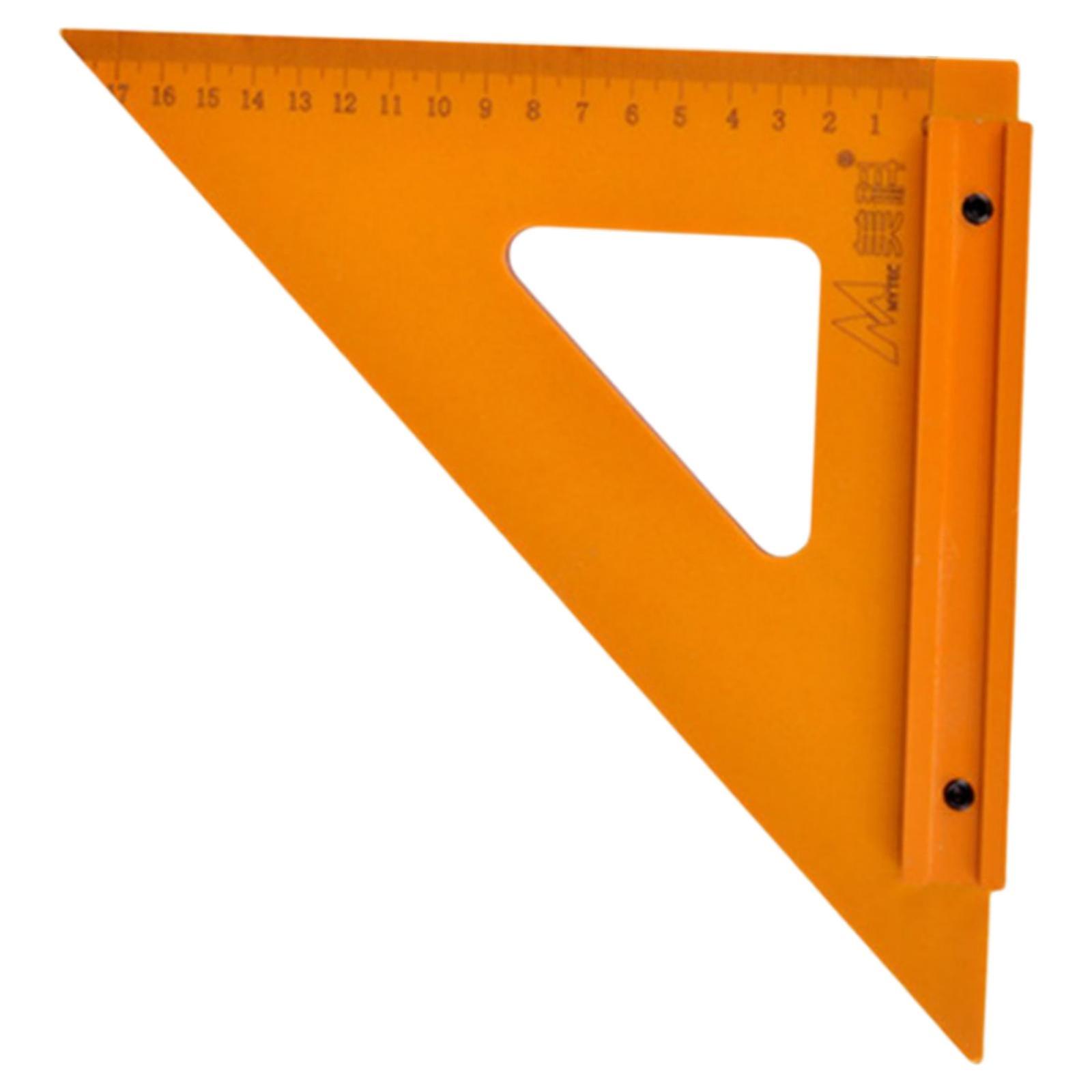 Triangle Ruler Right Angle Bakelite for Cutting Machine Garden Woodworking 28x20cm