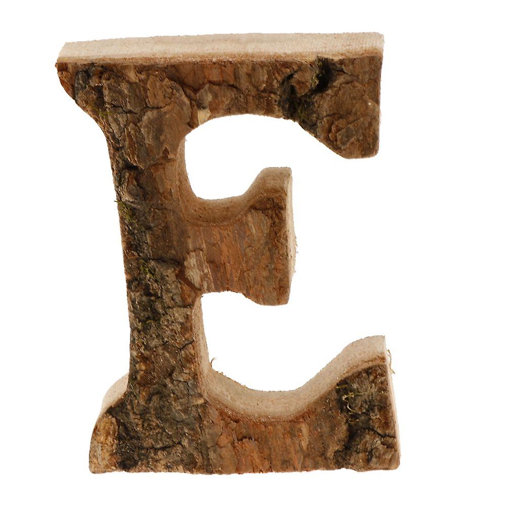Hand Carved Wooden Letters Door Numbers Letter Alphabet Floating Navigation Address Name E