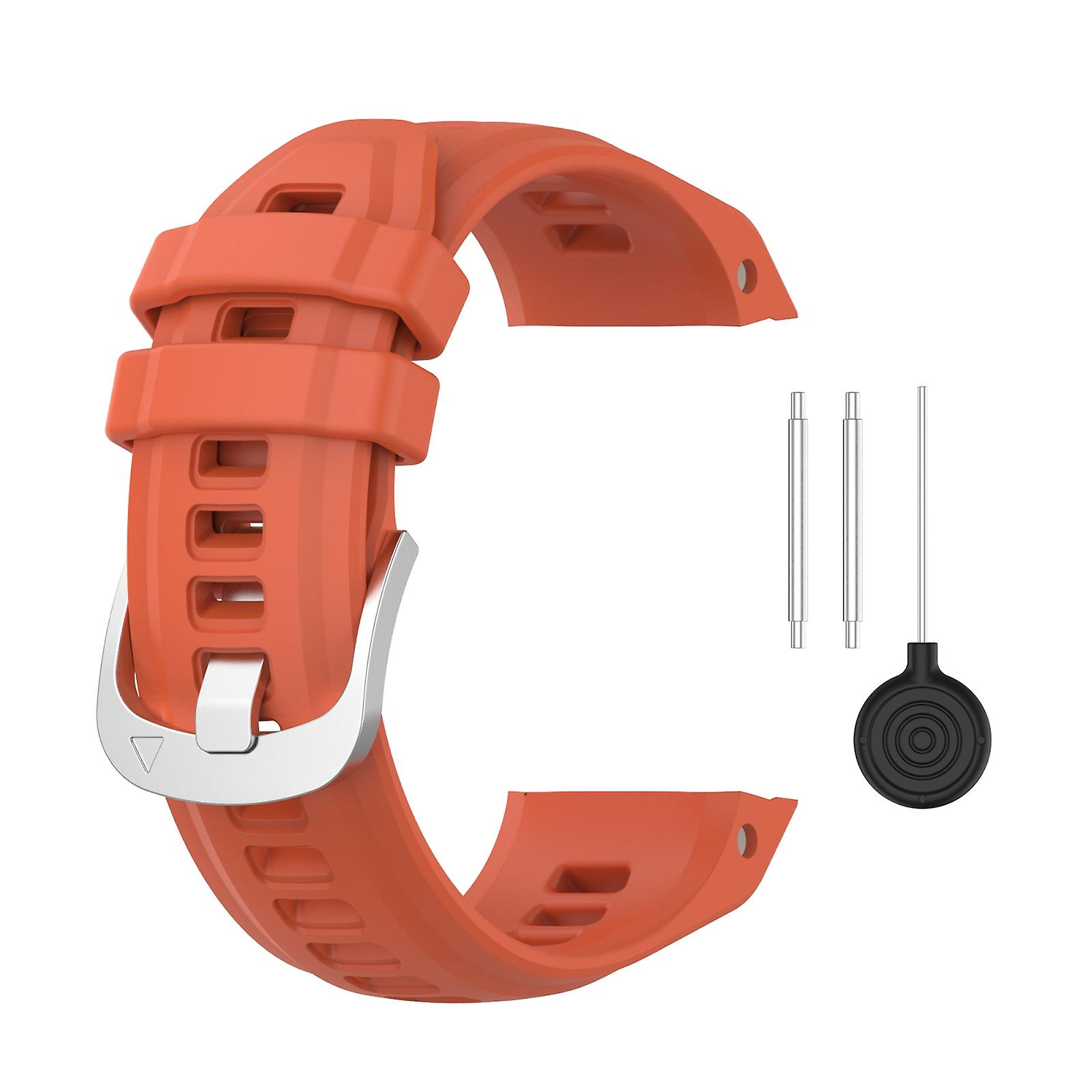 Silicone Solid Color Watch Band For Garmin instinct 2S