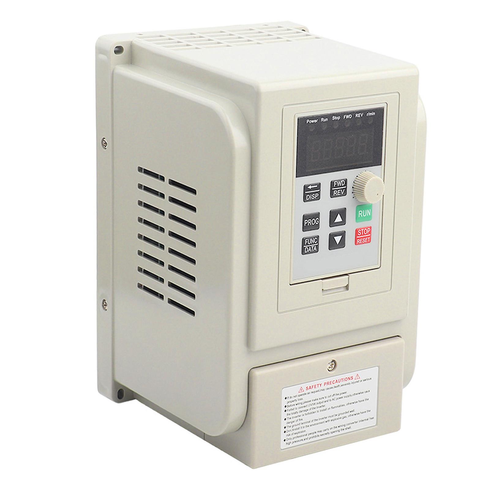 220VAC Single phase Variable Frequency Drive VFD Speed Controller for 3 phase 2.2kW AC Motor