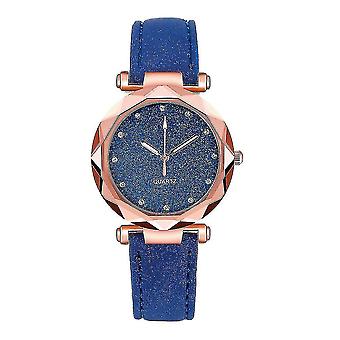 Ladies Fashion Korean Rhinestone Rose Gold Quartz Watch Female Belt Watch Women39;s Watches Fashion Clock Watch