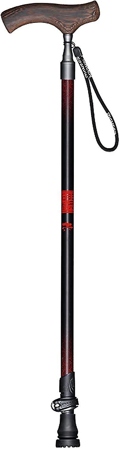 Household Products Lightweight Aluminum Alloy Walking Cane, Height Adjustable Cane With Hand Strap,
