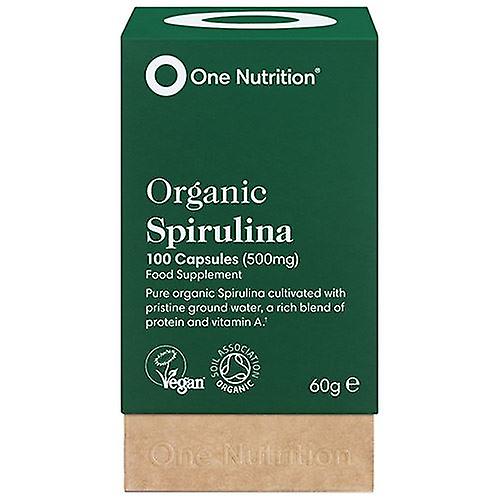 One Nutrition Organic Spirulina 500mg - 100 Capsules