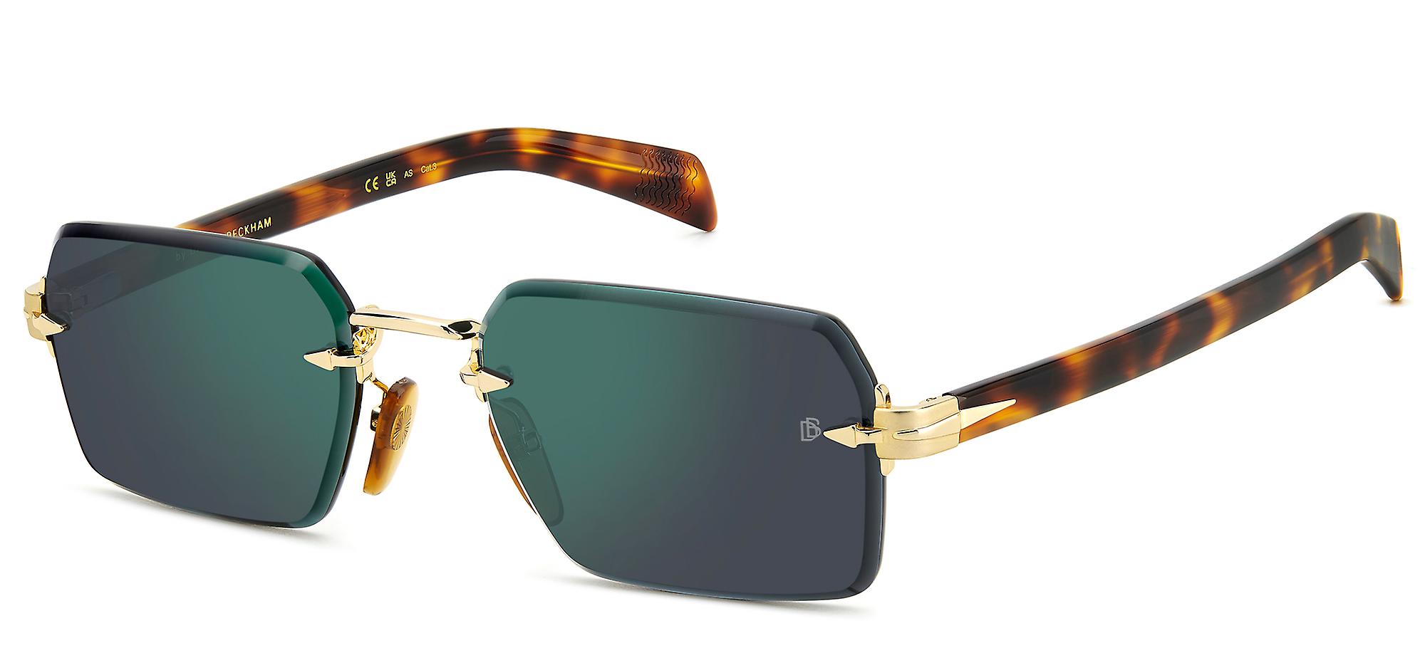 Sunglasses David Beckham DB 7109/S GOLD HAVANA/GREEN MIRRORED 56/20/145 Man