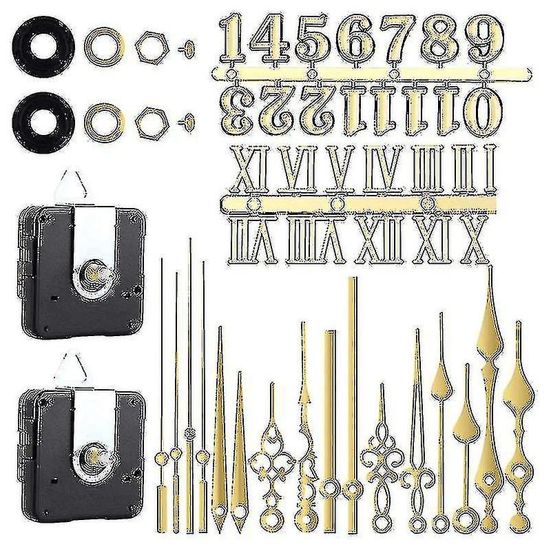 Clock Mechanism Silent Quartz Movement Machine Wall Hands Pointer Set