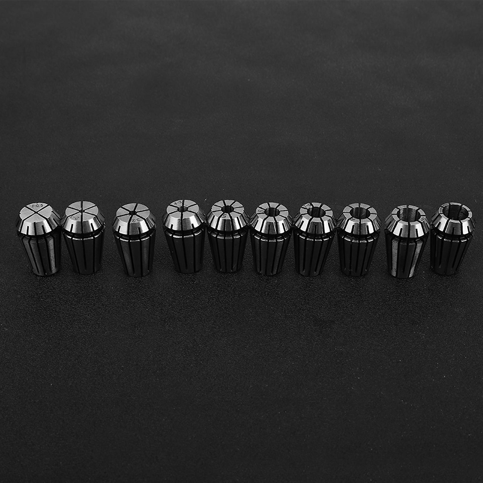 10Pcs ER16 Accurate Chuck Spring Set for CNC Milling Machine