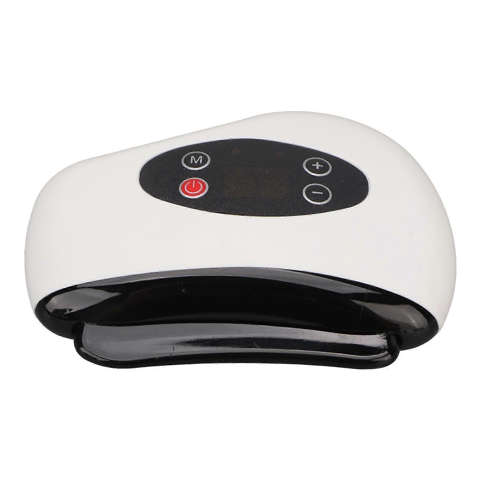 Electronic Facial Guasha Machine Heating Vibration 12 Levels Meridian Massage Portable LED Screen Sculpting Tool 