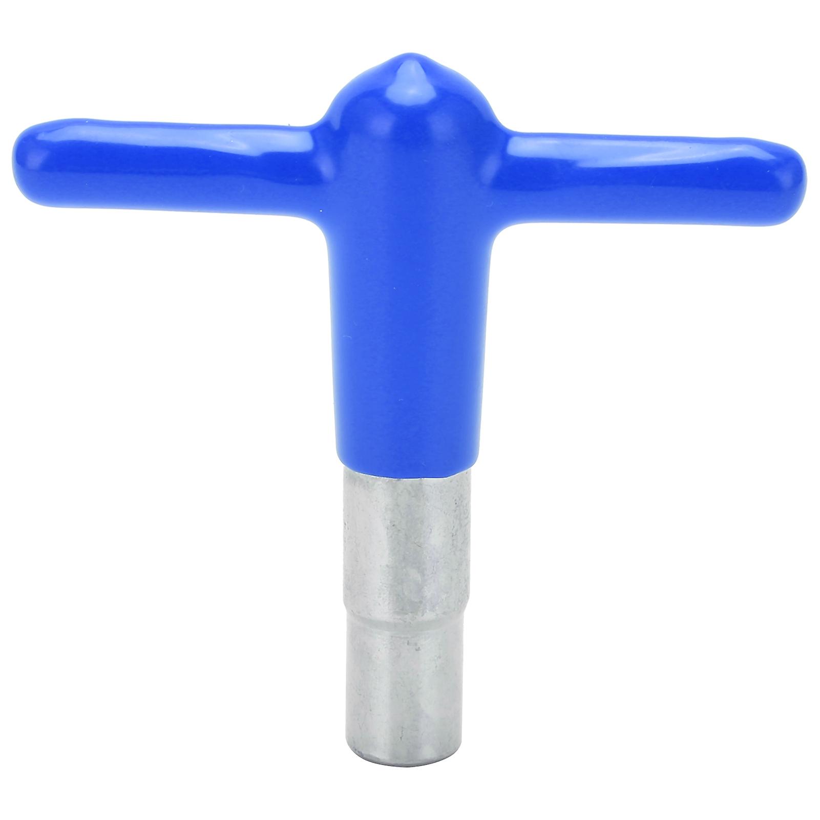 Drum T Shaped Wrench Tuning Key Silicone Handle Music Instrument Accessories DT‑08Blue