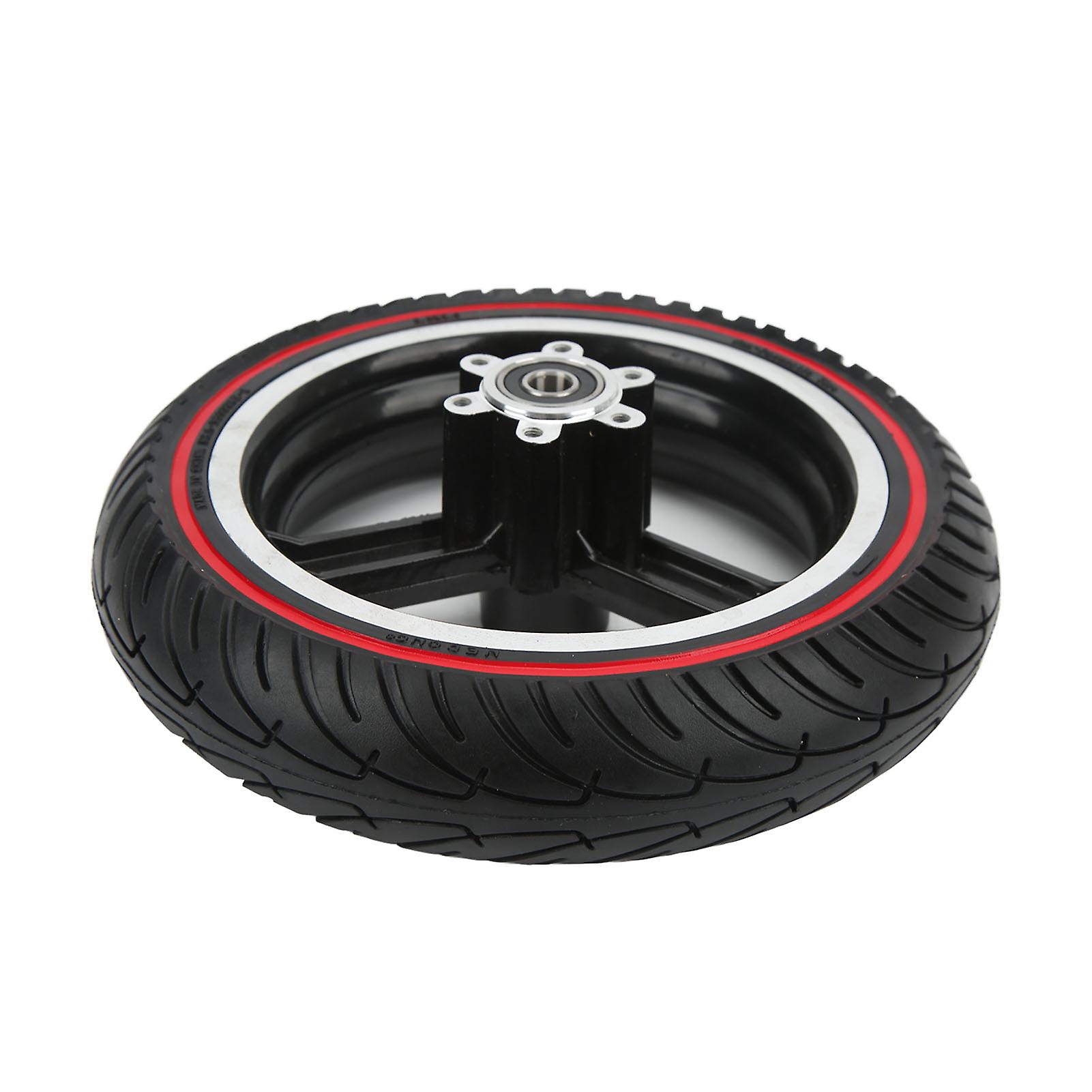 Electric Scooter Tire Hub LYH L002 8.5 Inch Honeycomb Front Wheel Hub Electric Scooter Front Tire Replacement Parts for Kugoo M4 Scooter Red
